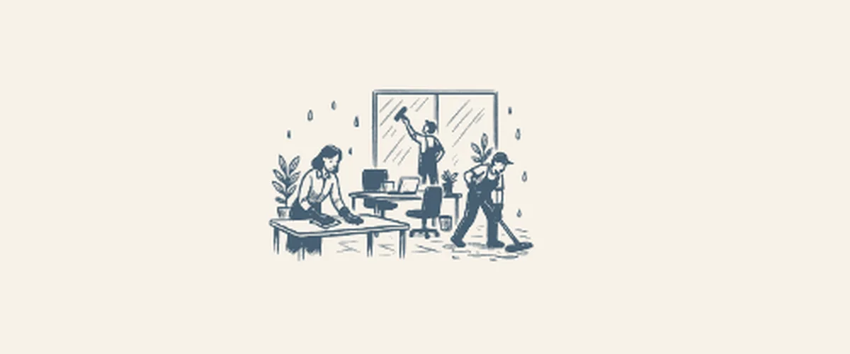Illustration Grund- und Endreinigung